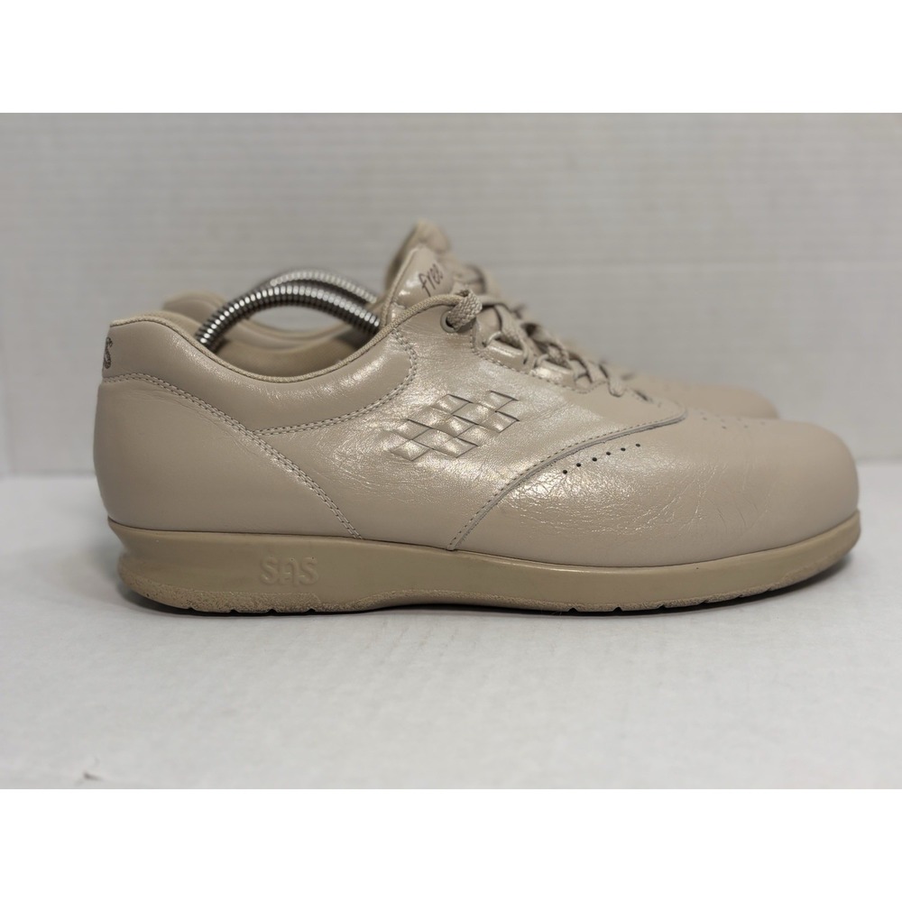 SAS Free Time Walking Shoes Womens 8.5 Narrow Leather Comfort Lace Up USA
